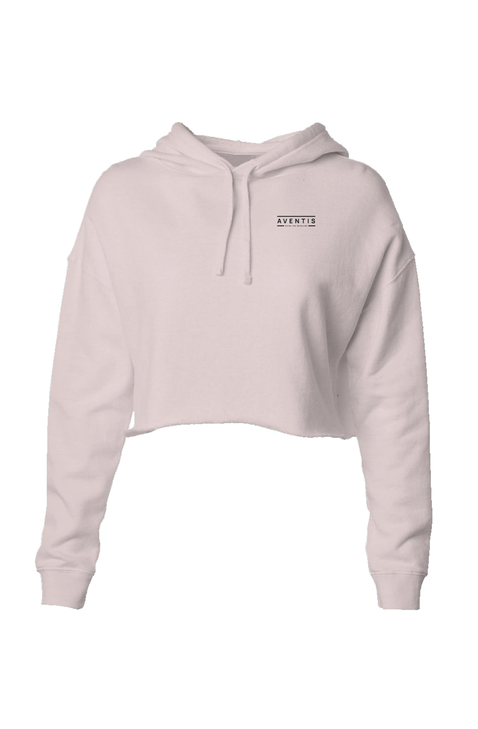 Aventis Blush Crop Hoodie