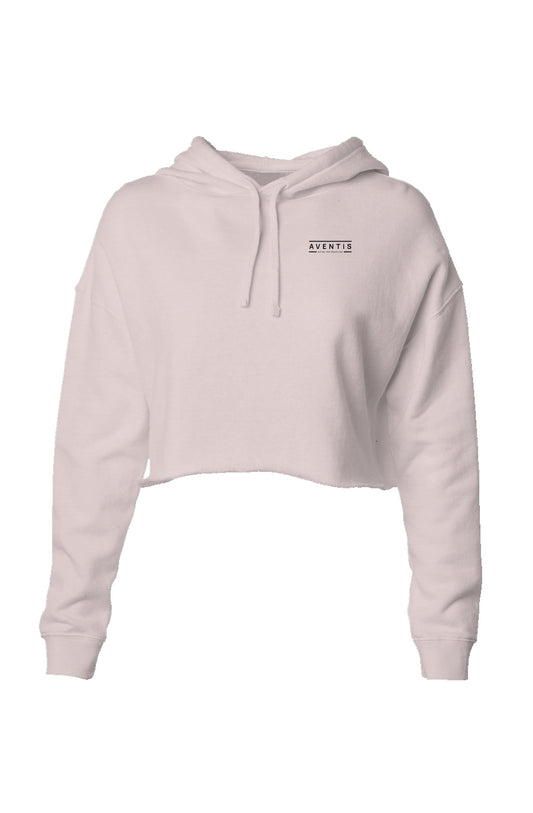 Aventis Blush Crop Hoodie